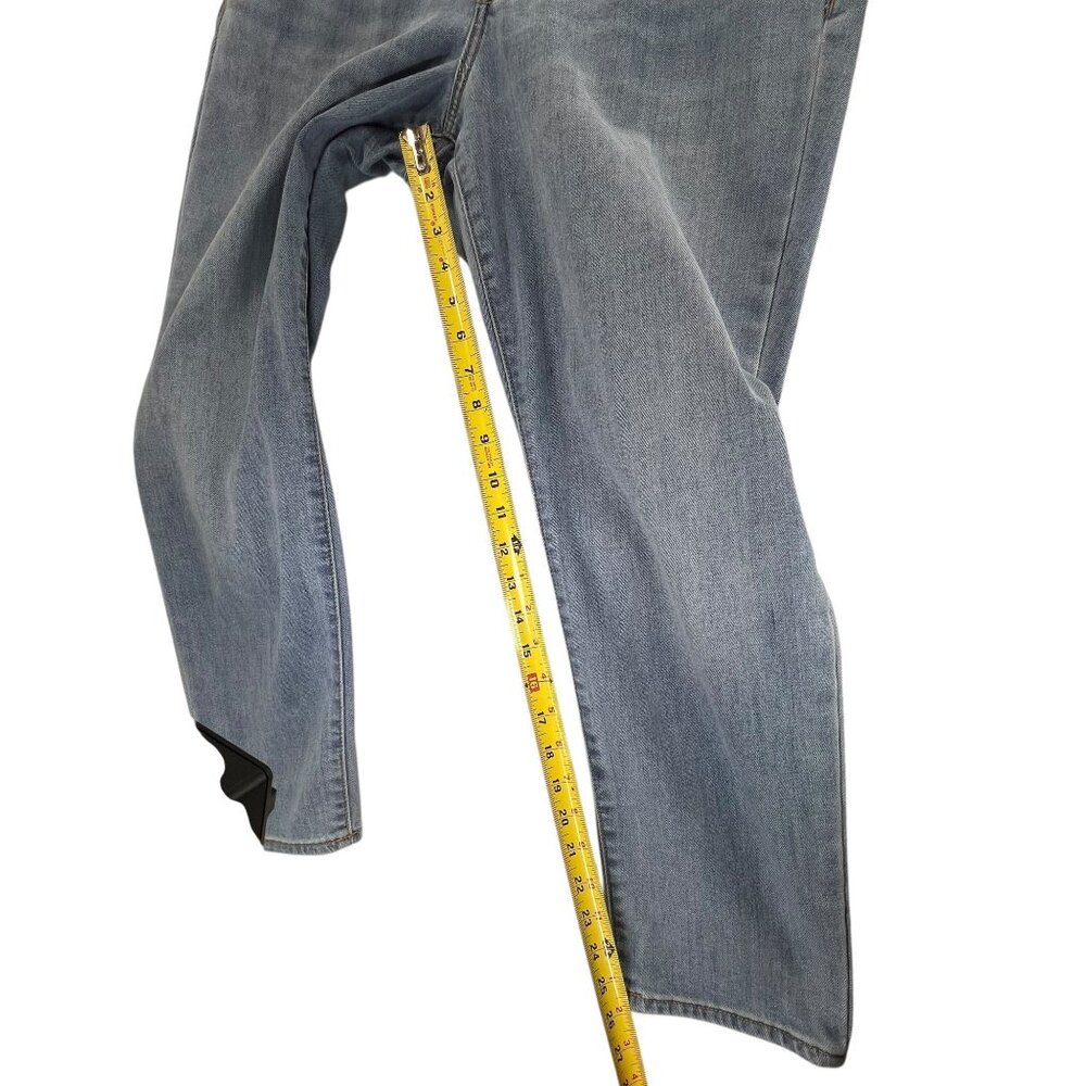 Old Navy High Rise OG Straight Jeans Size 12 Light Wash Denim Stretch Womens - Picture 10 of 12